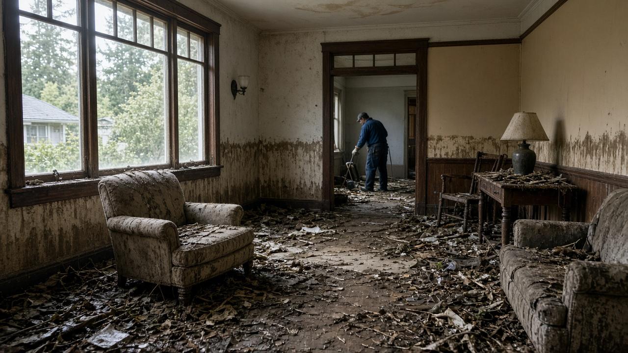 Water Damage Cleanup Vancouver — Debris, Contamination & Full Sanitization