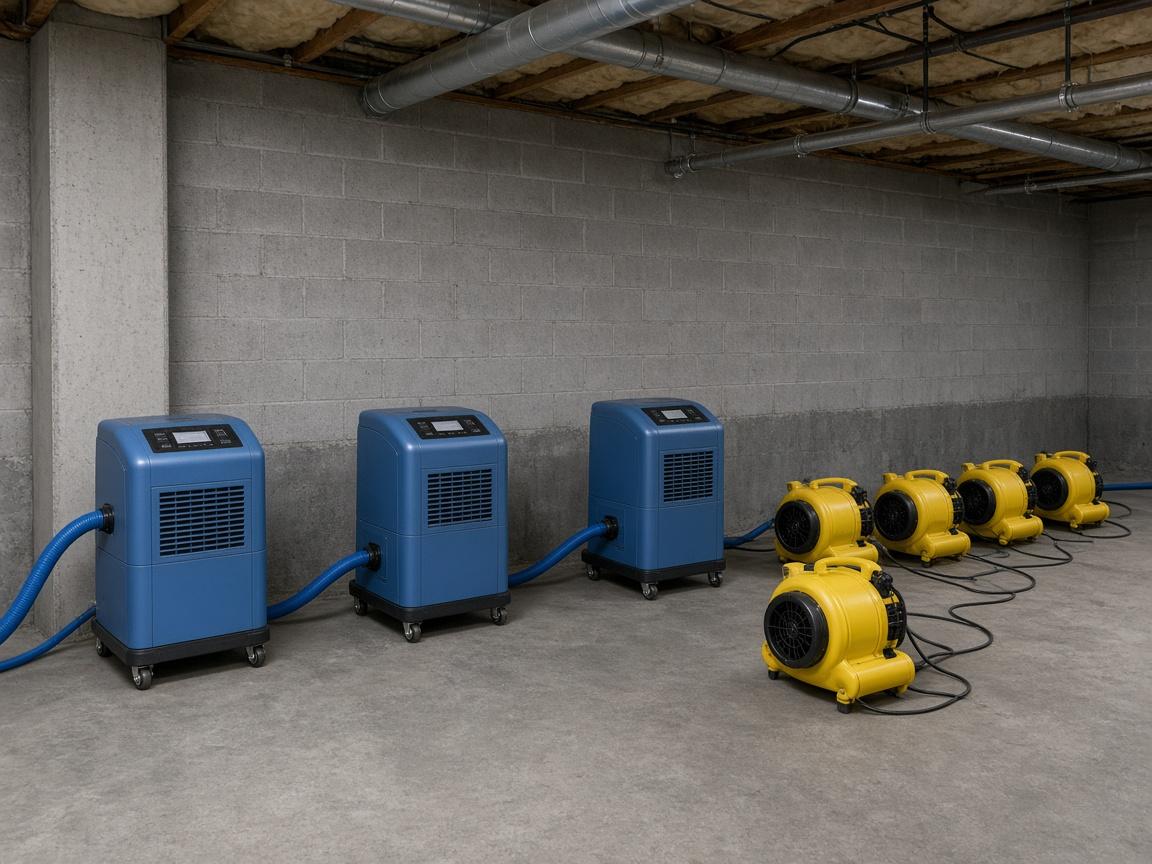 Flooded Basement Drying Vancouver